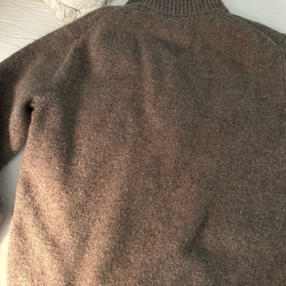 J.Crew lambswool quarter zip mock neck sweater. - Picture 9 of 12